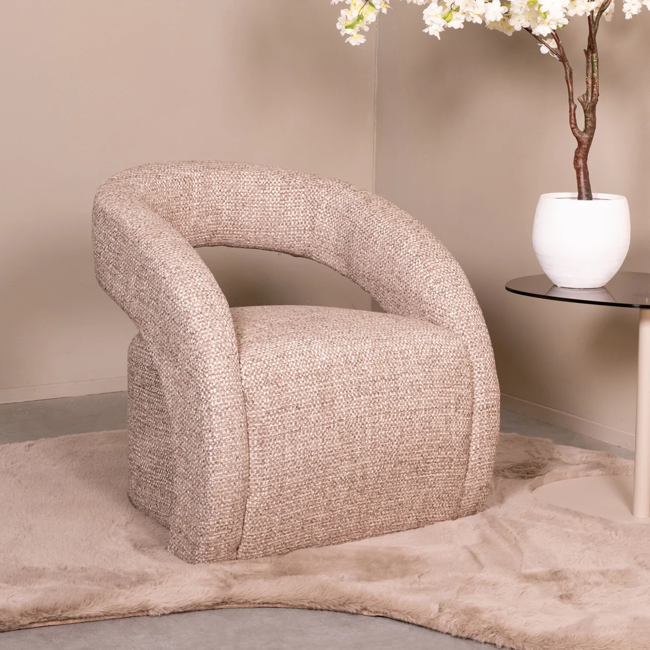LABEL51 Sessel Antibes in Silencio Taupe