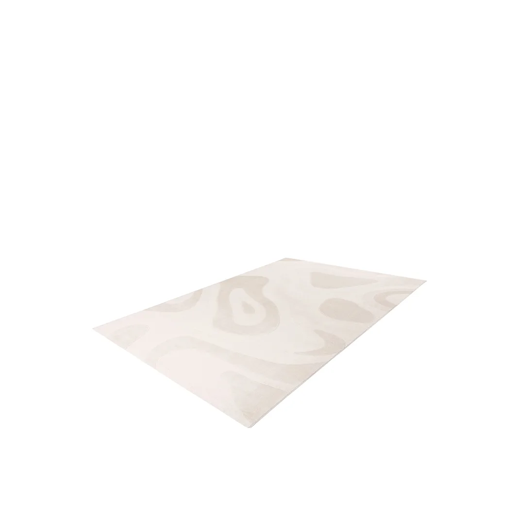 LABEL51 Vloerkleed Gamo 160x230 cm in Ivoor polyester, detail 1