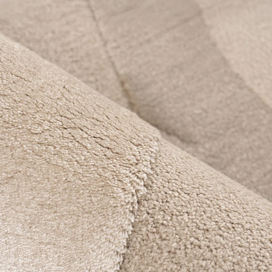 LABEL51 Vloerkleed Gamo 200x290 cm in Beige polyester, detail 2