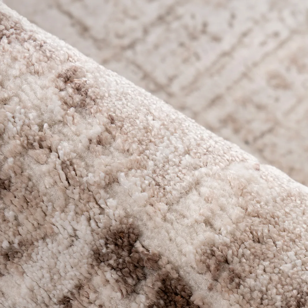 LABEL51 Teppich Sola 160x230 cm in Taupe polyester, Detail 2