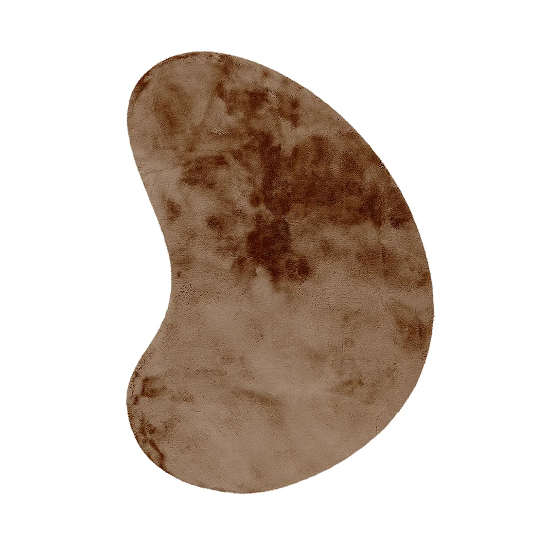 LABEL51 Teppich Indy 160x230 cm, organisch in Chocolate polyester