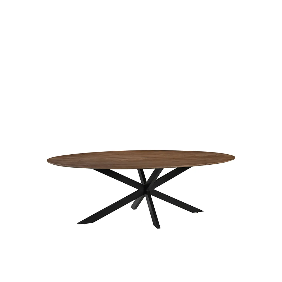 LABEL51 Esstisch James 190 cm, ovaal in Nature Smooth