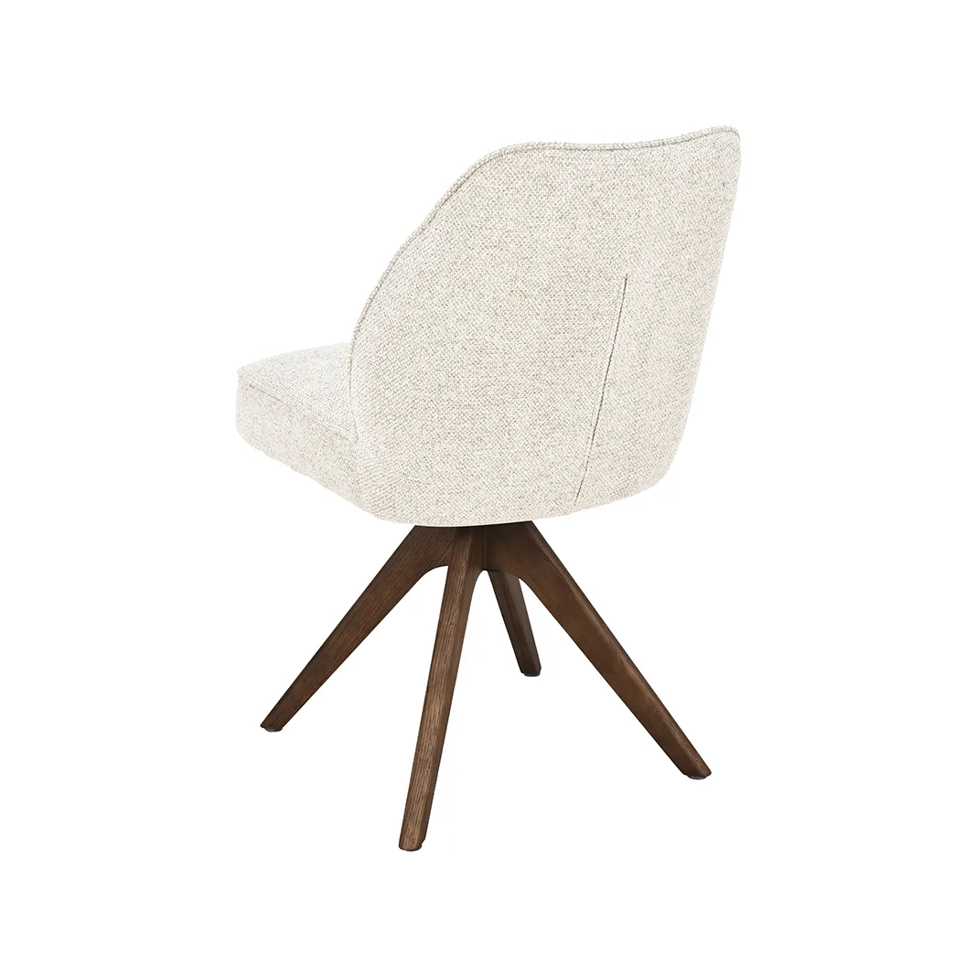 LABEL51 Esszimmerstuhl Yuto walnoot hout in Prestige Naturel, Detail 3