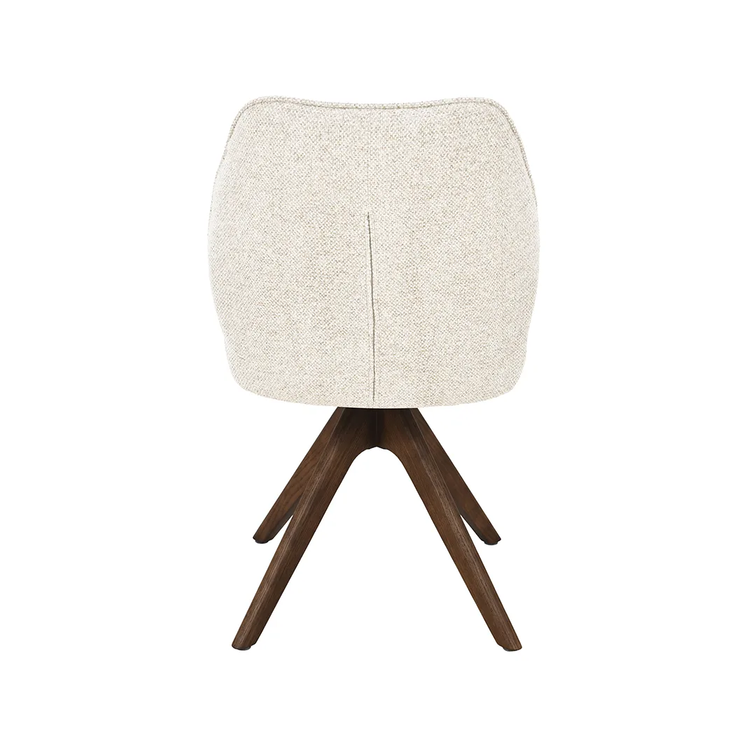 LABEL51 Esszimmerstuhl Yuto walnoot hout in Prestige Naturel, Detail 5