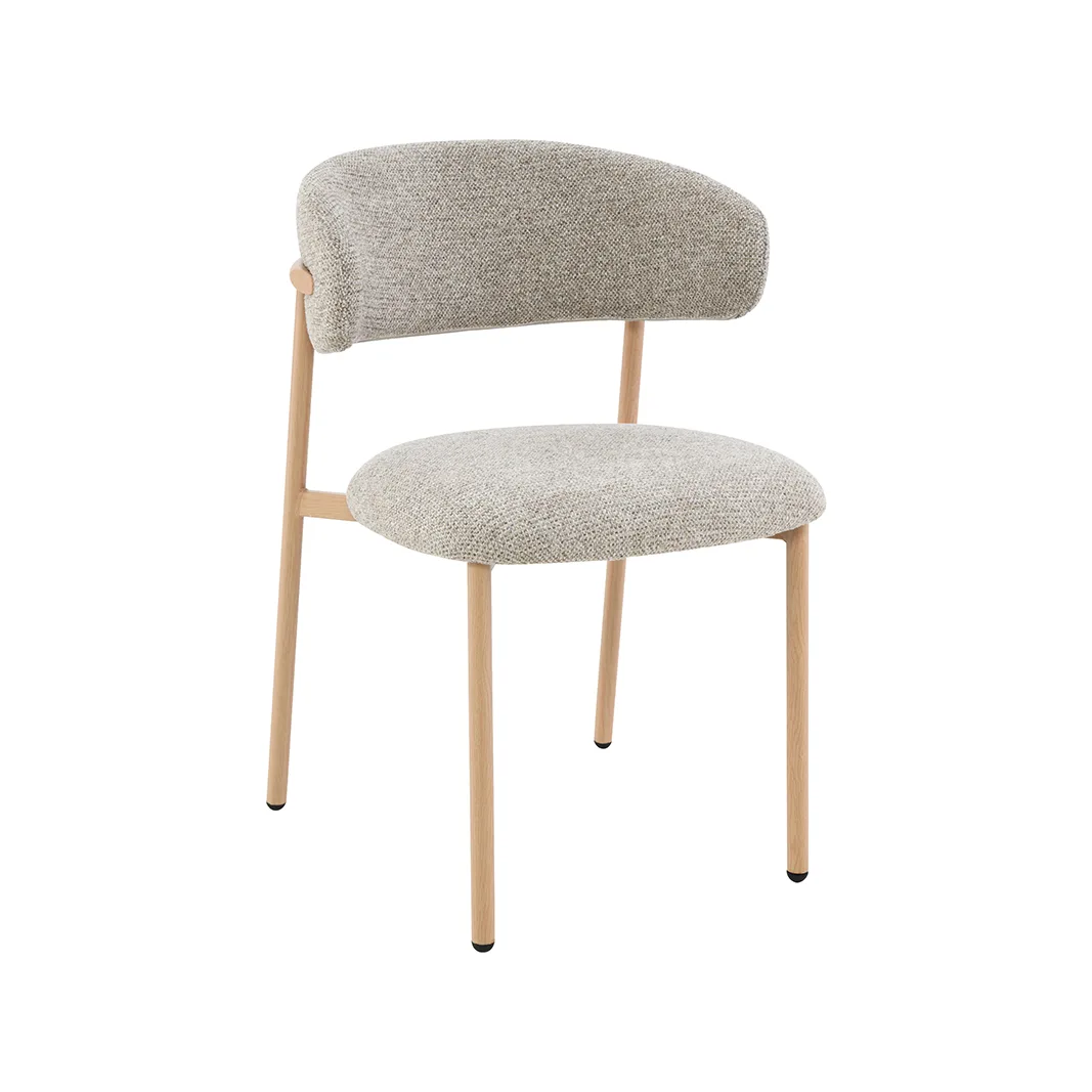 LABEL51 Esszimmerstuhl Kaito naturel metaal in Prestige Beige, Detail 1