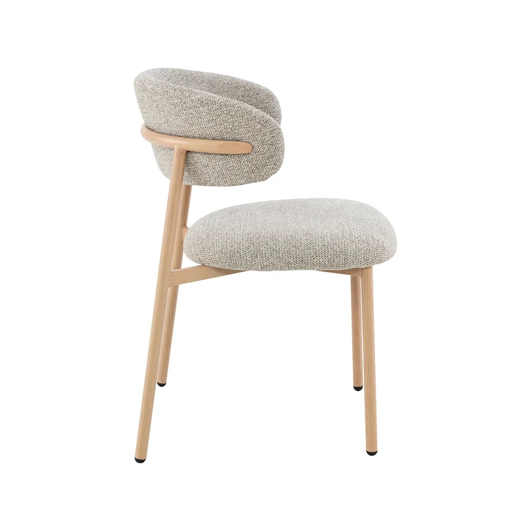 LABEL51 Esszimmerstuhl Kaito naturel metaal in Prestige Beige, Detail 4