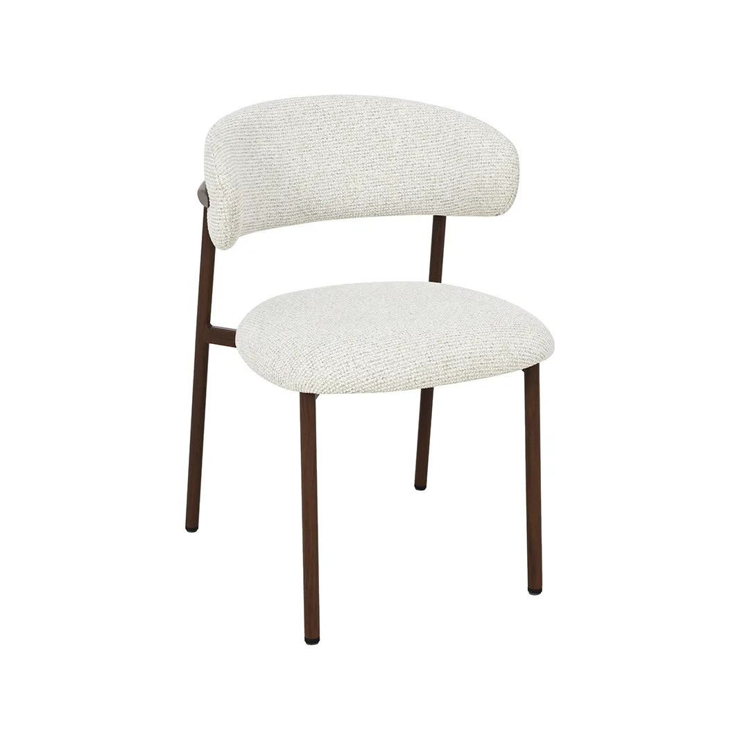 LABEL51 dining chair Kaito walnoot metal