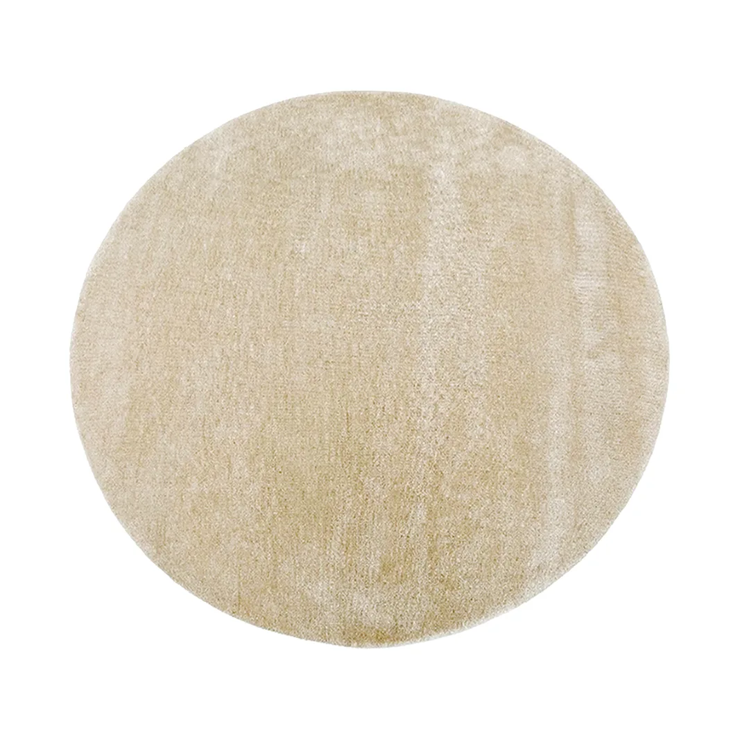 LABEL51 Teppich Mila 150x150 cm, rond in Zand polyester
