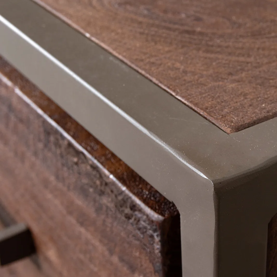 LABEL51 Kommode Peru 50 cm in Brown Espresso, Detail 4