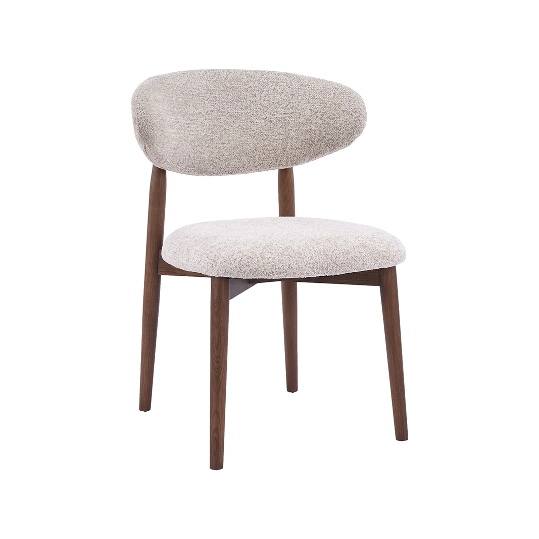 LABEL51 Esszimmerstuhl Kyoto walnoot hout in Beige Superb, Detail 1