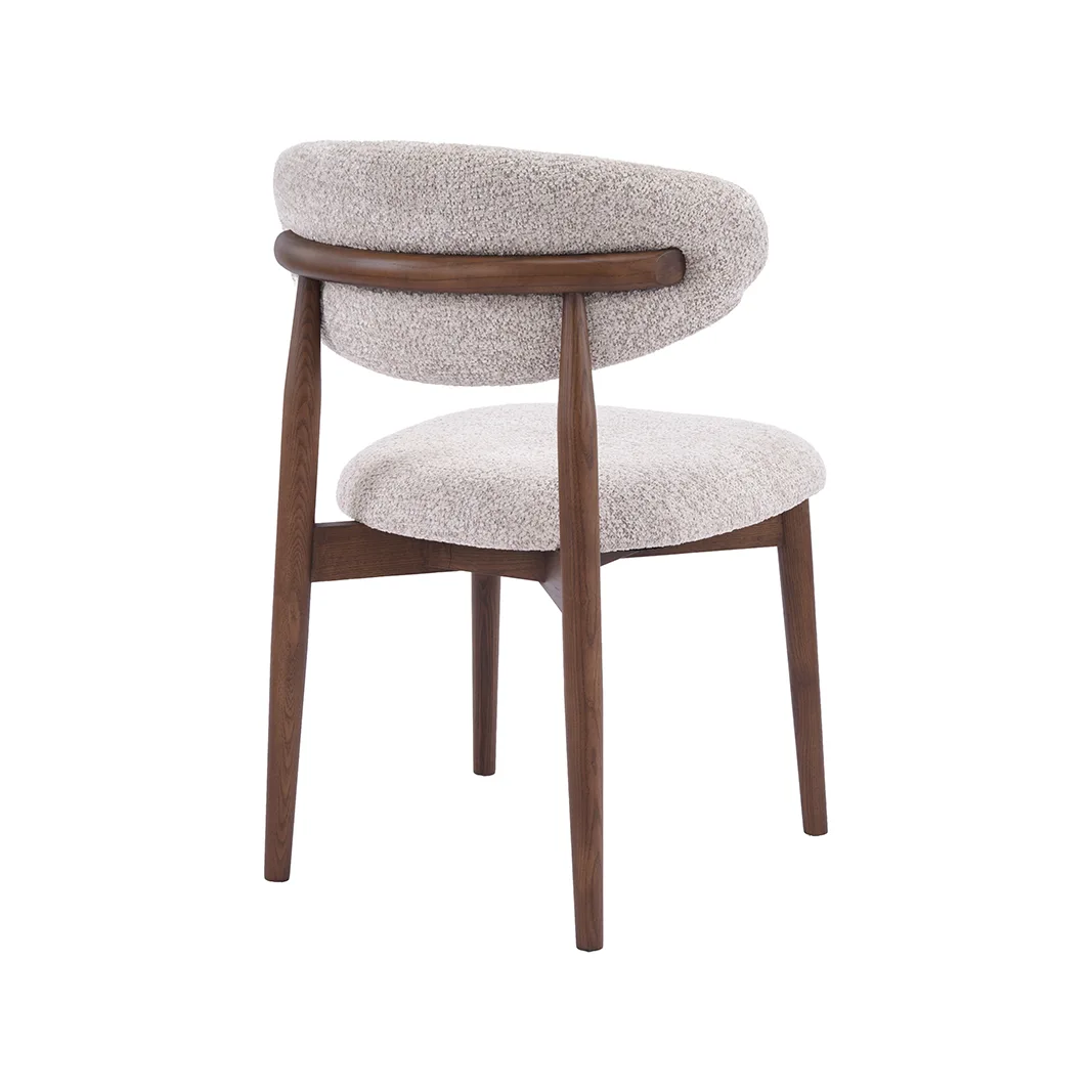 LABEL51 Esszimmerstuhl Kyoto walnoot hout in Beige Superb, Detail 4