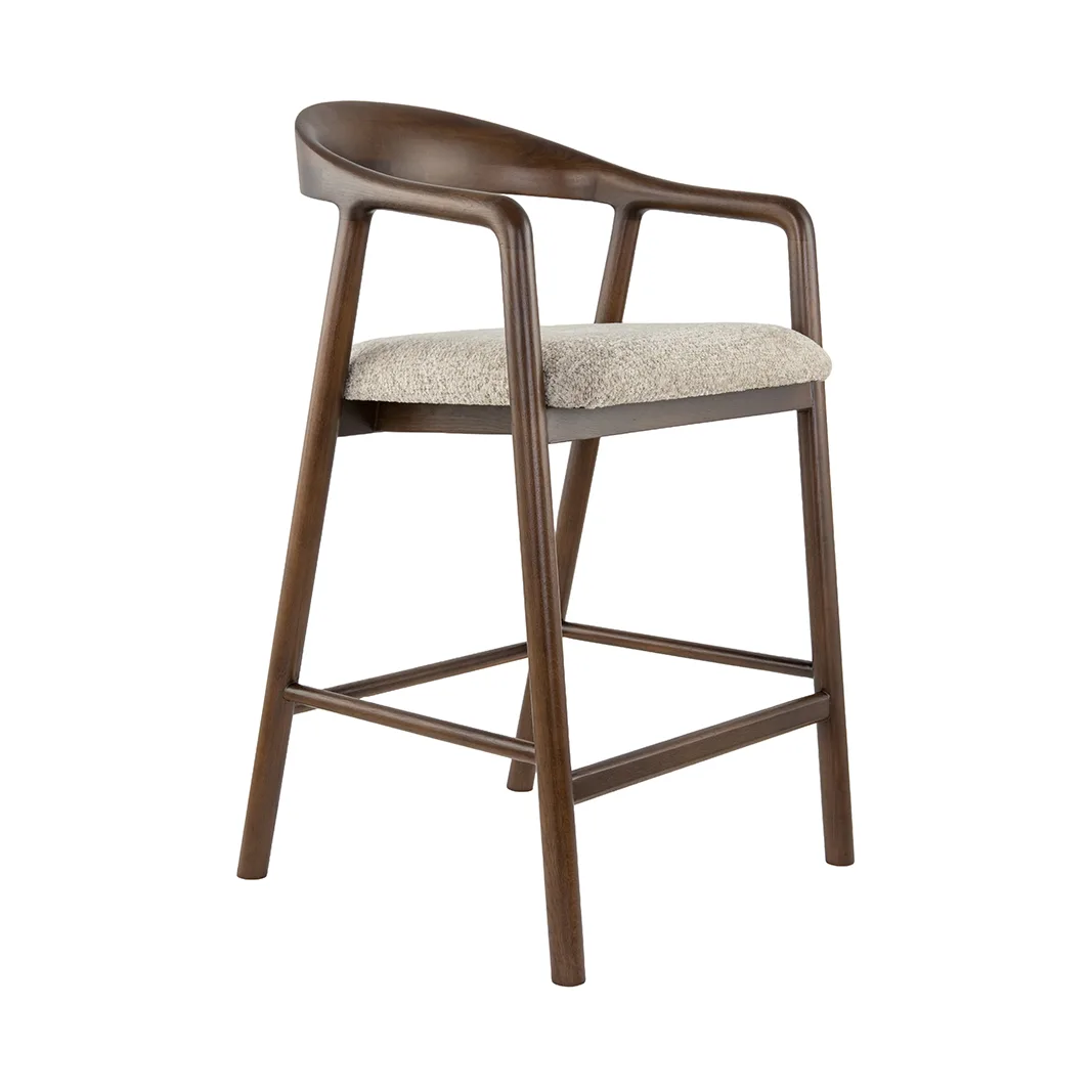 LABEL51 Barkruk Lone laag in Beige Superb, detail 1