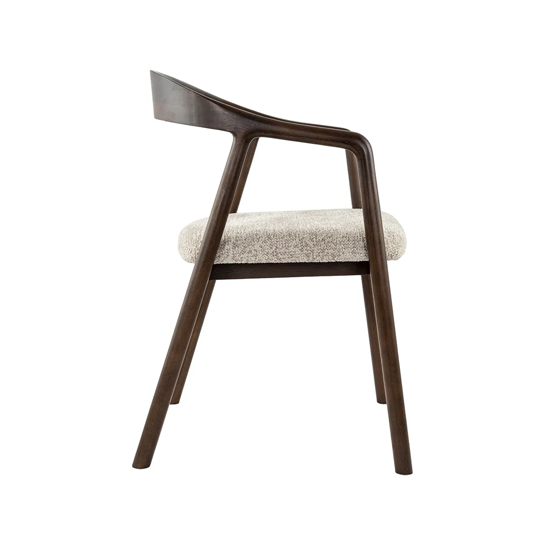 LABEL51 dining chair Lone walnoot wood