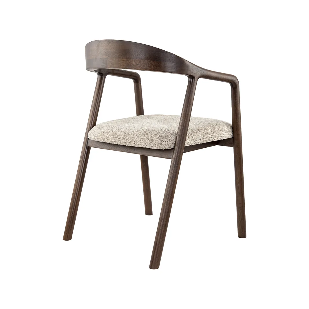 LABEL51 dining chair Lone walnoot wood