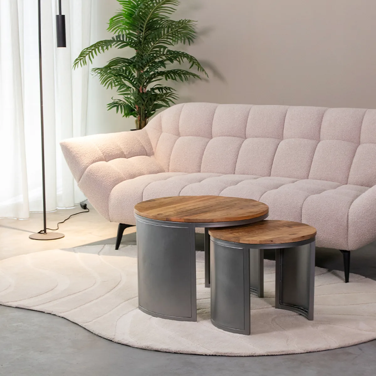 LABEL51 coffee table Set Bunch 60 cm, round