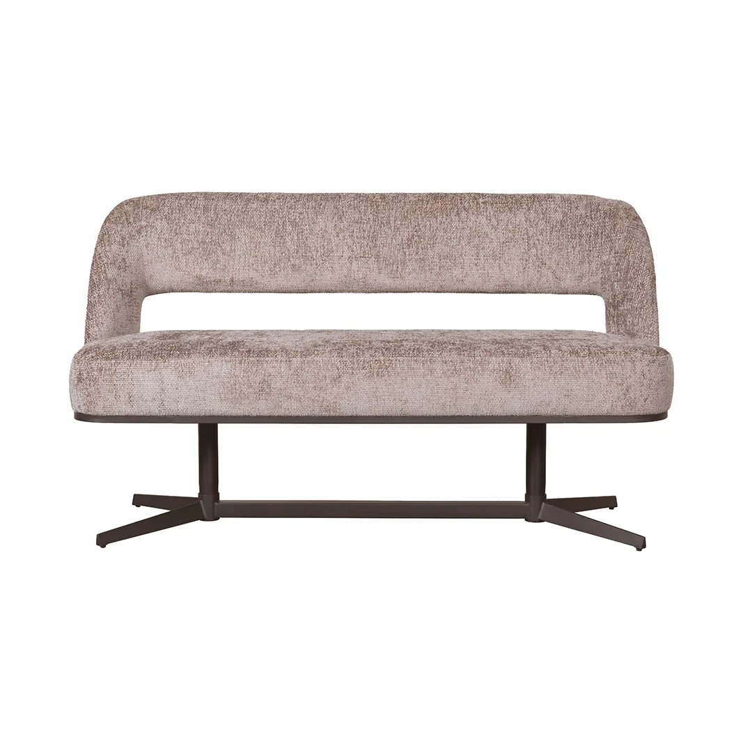 LABEL51 Essbank Port Grimaud in Haga Taupe 190x61x88 cm