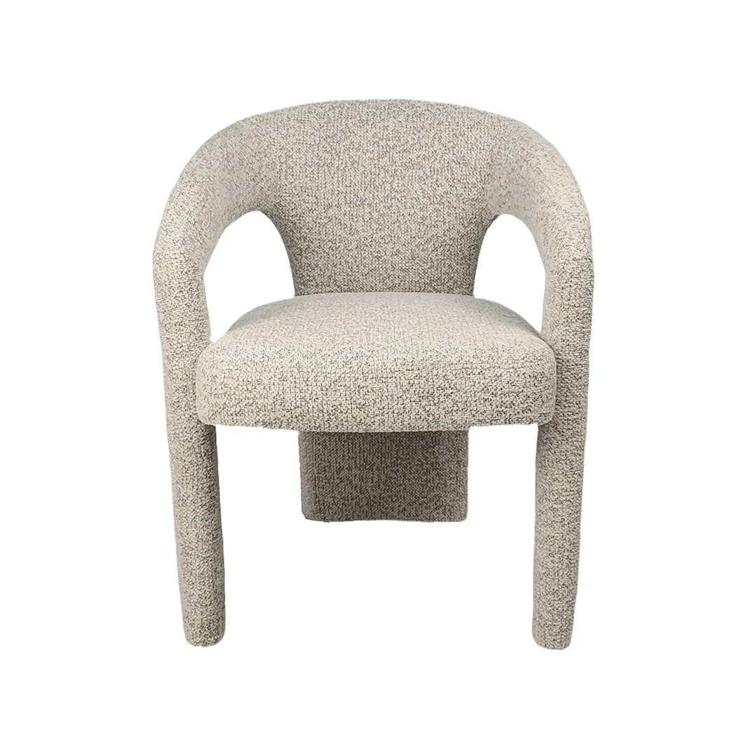 Silla de comedor Haruki tejido blanco - LABEL51