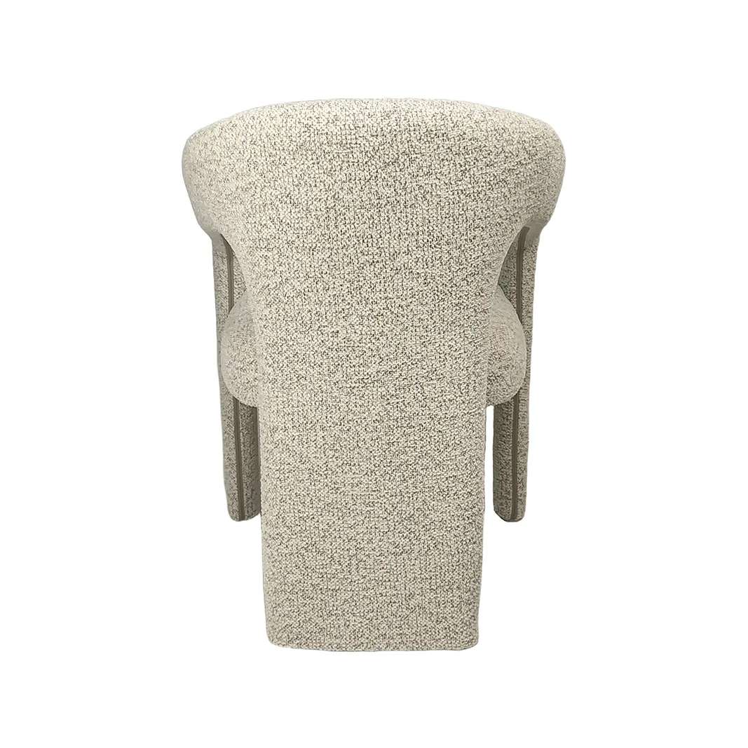 Silla de comedor Haruki tejido blanco - LABEL51