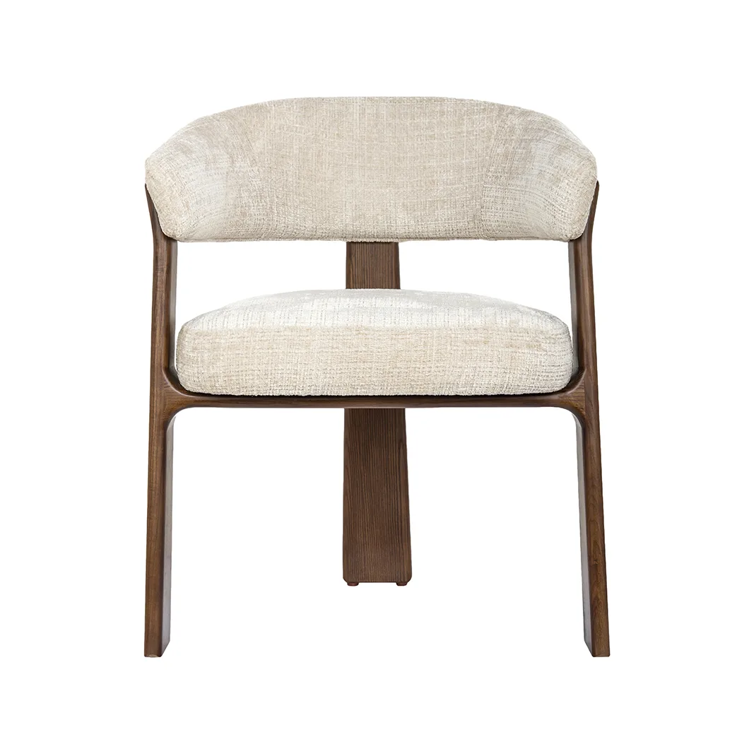 LABEL51 dining chair Nice walnoot wood (Cremona, Natural)