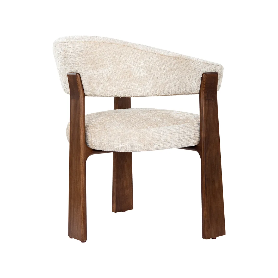 LABEL51 dining chair Nice walnoot wood (Cremona, Natural)