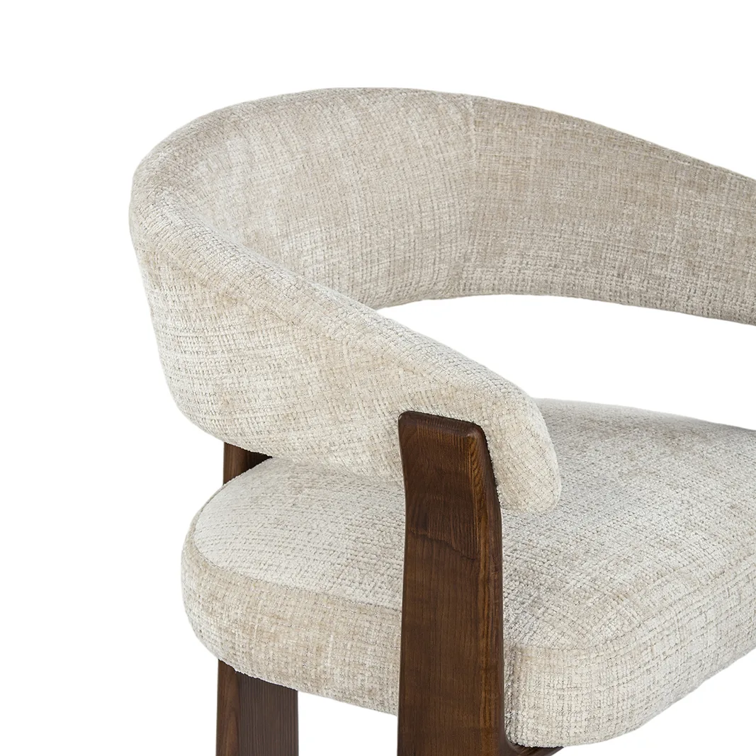 LABEL51 dining chair Nice walnoot wood (Cremona, Natural)