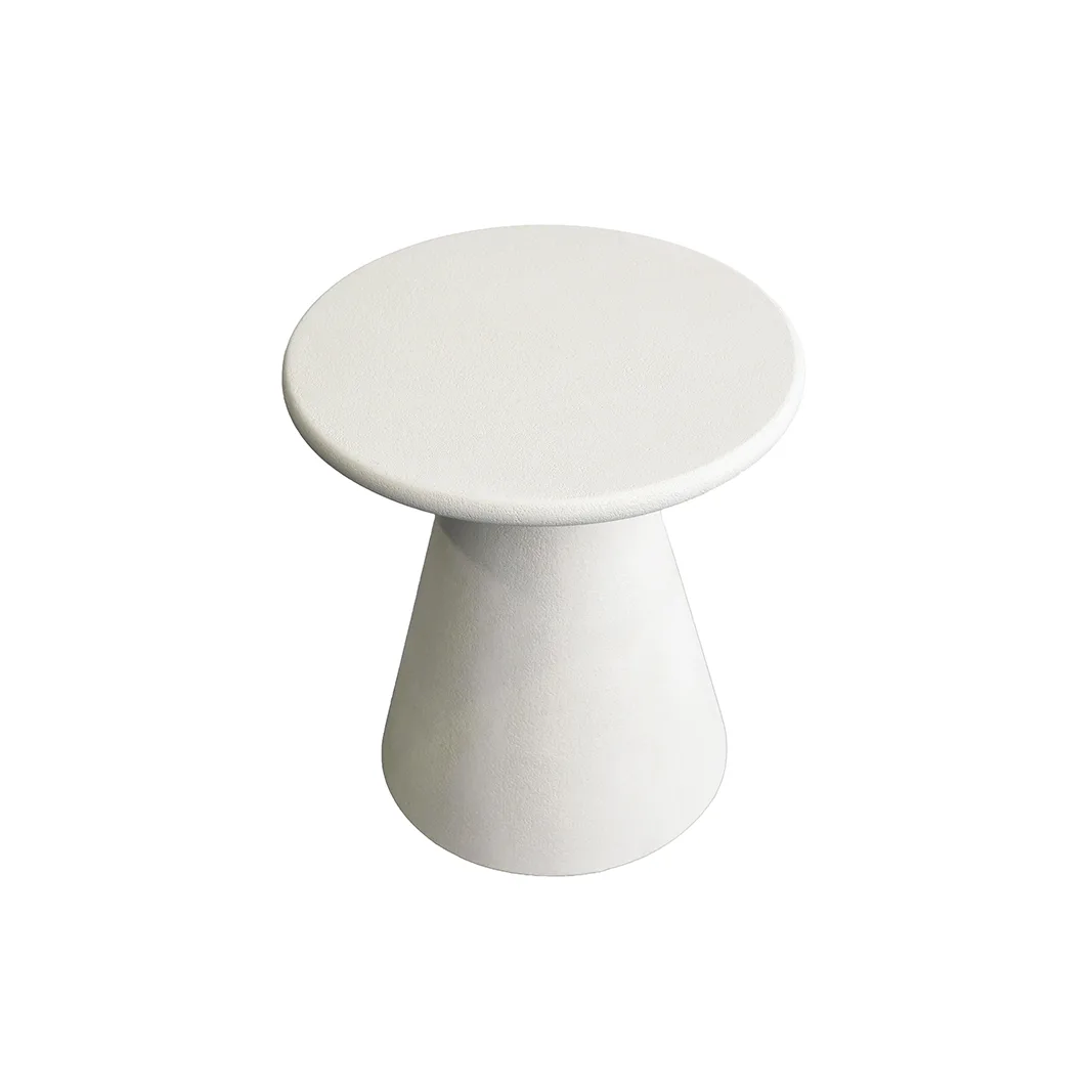 Bijzettafel Elan 45x45 cm (Concrete, Beige) - LABEL51