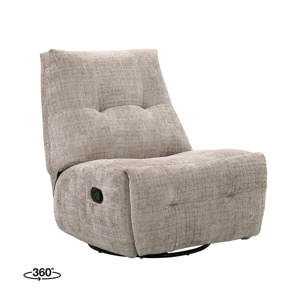 LABEL51 Sessel Reset Spot manueel verstelbaar (Cremona, Natur)