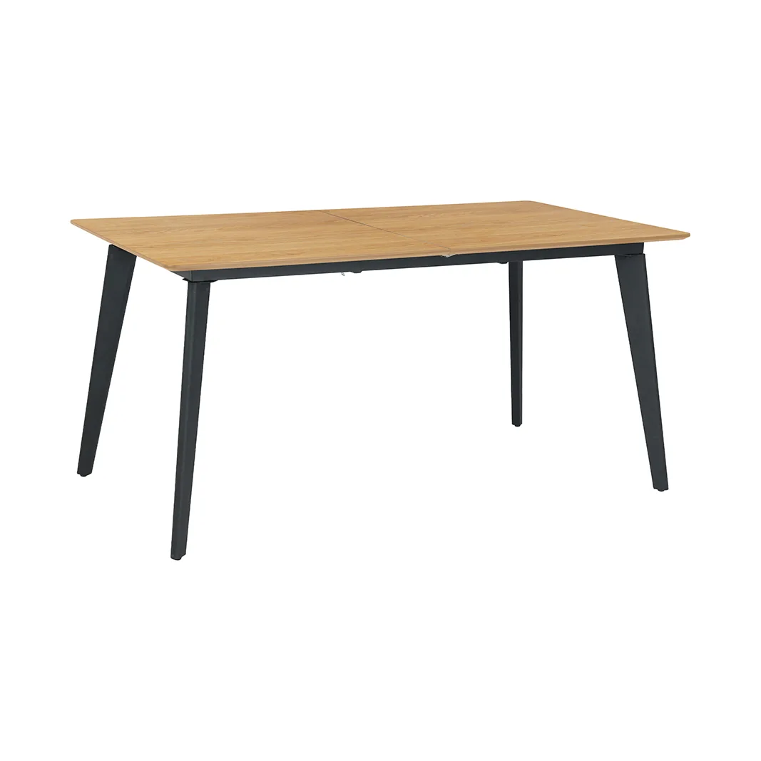 Eetkamertafel Japandi Slim 160/200x100 cm (Mármol, Beige) - LABEL51
