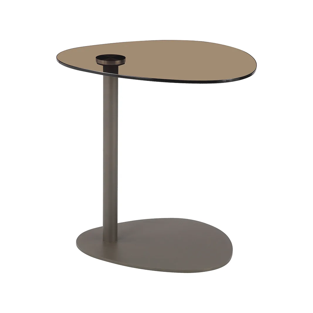 Bijzettafel Lilly 48 cm (Metaal, Brown) - LABEL51