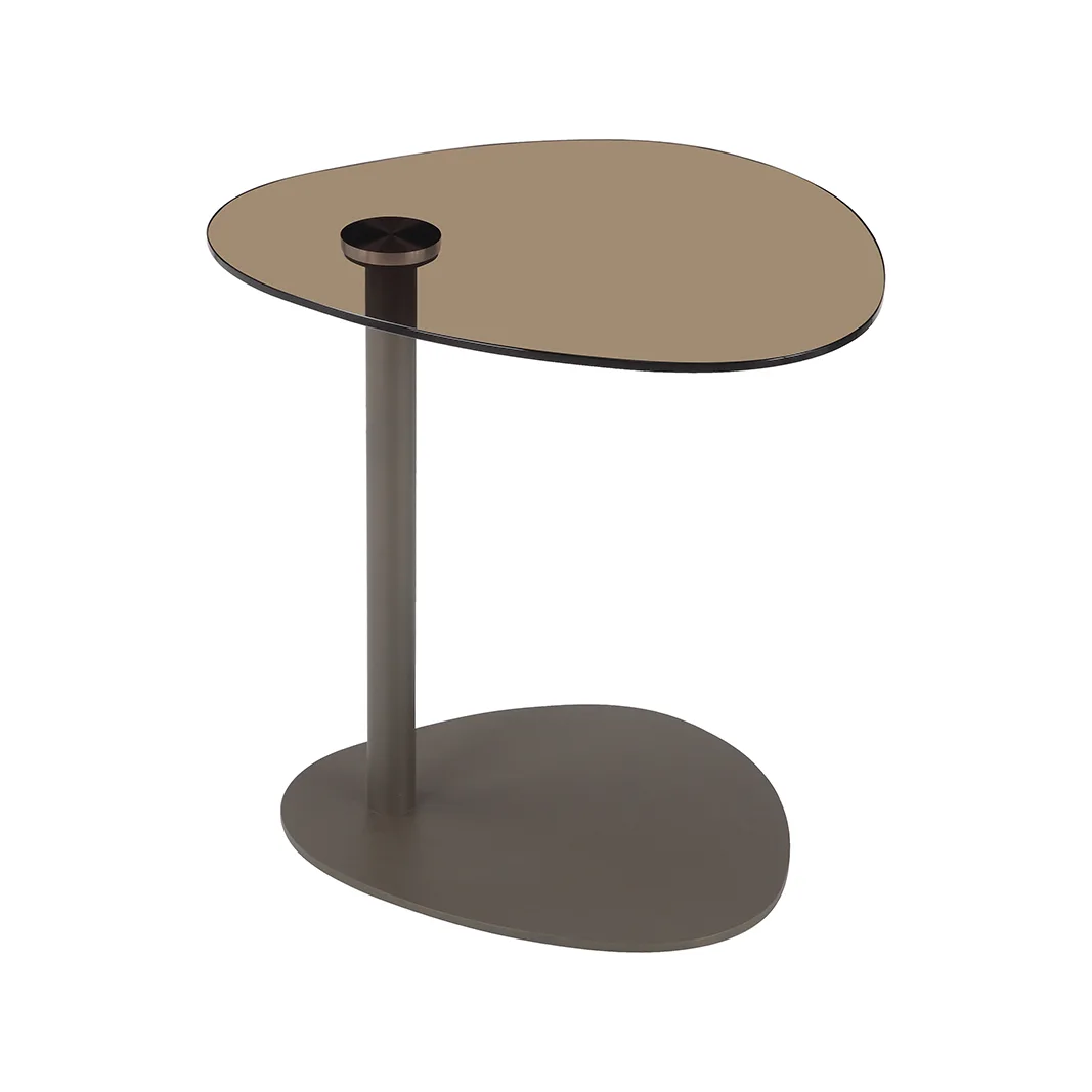 Bijzettafel Lilly 48 cm (Metaal, Brown) - LABEL51