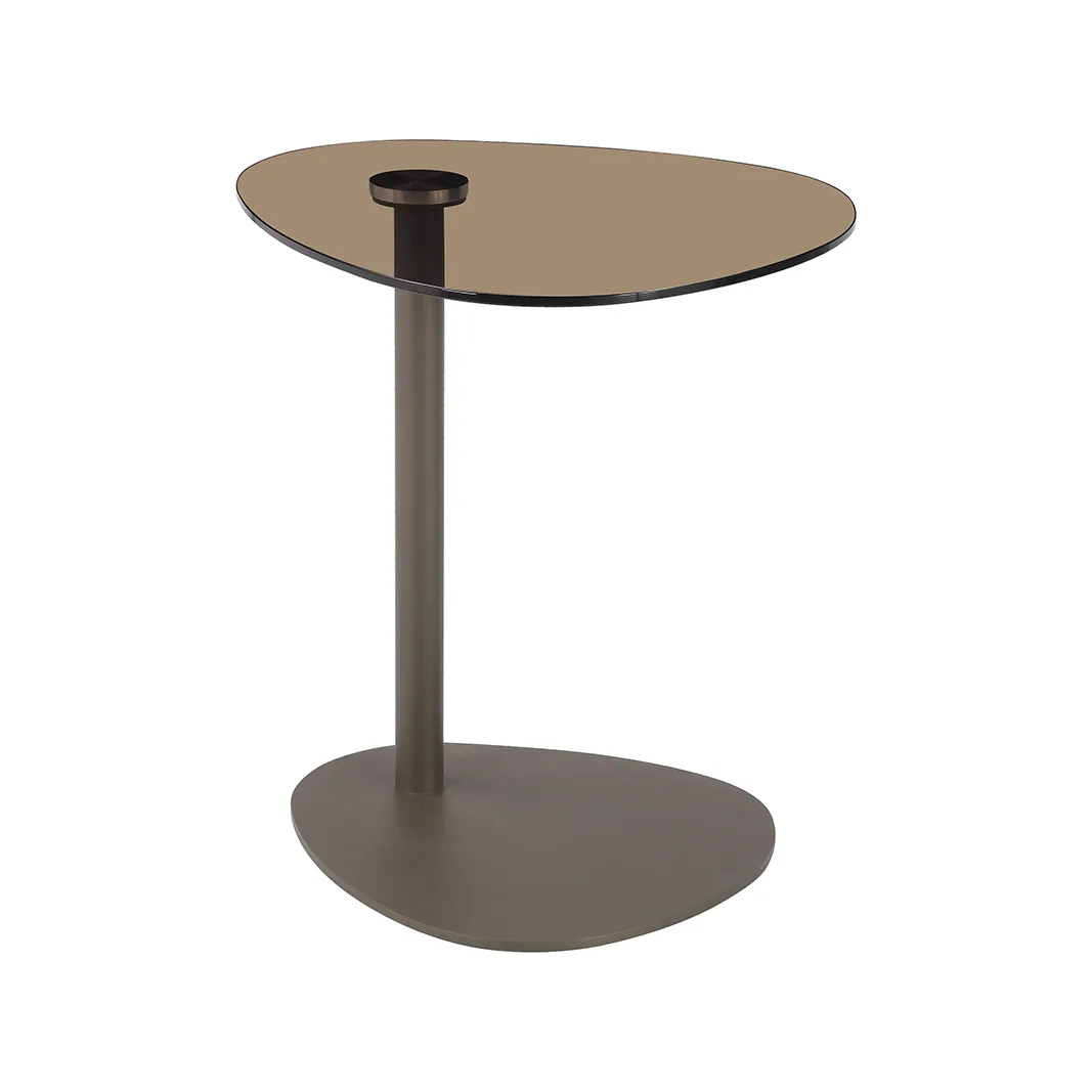Bijzettafel Lilly 48 cm (Metal, Brown) - LABEL51