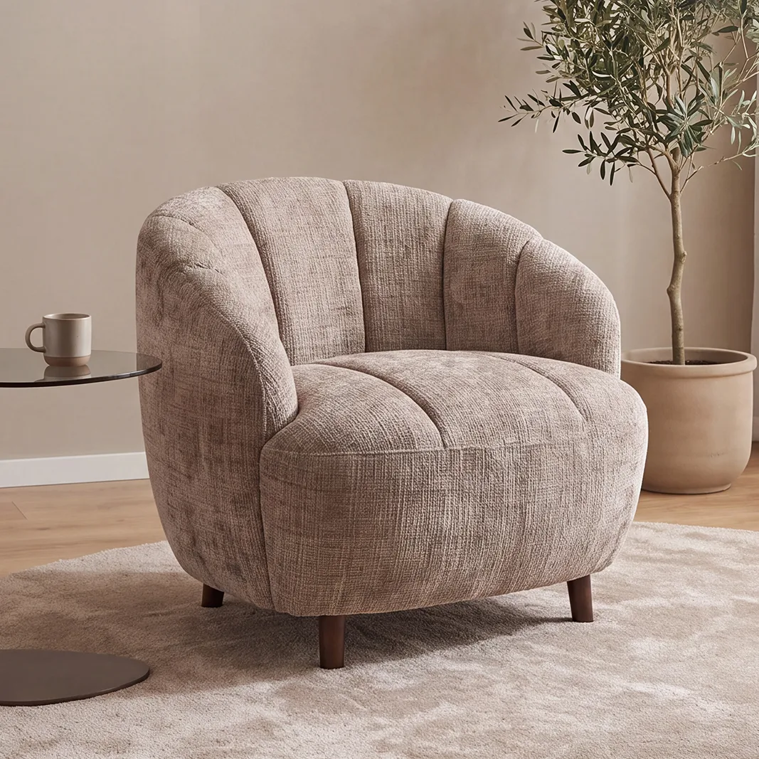 Fauteuil Vera (Cremona, Topo) - LABEL51