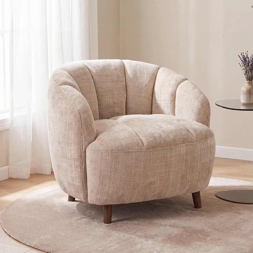 LABEL51 Sessel Vera (Cremona, Taupe)