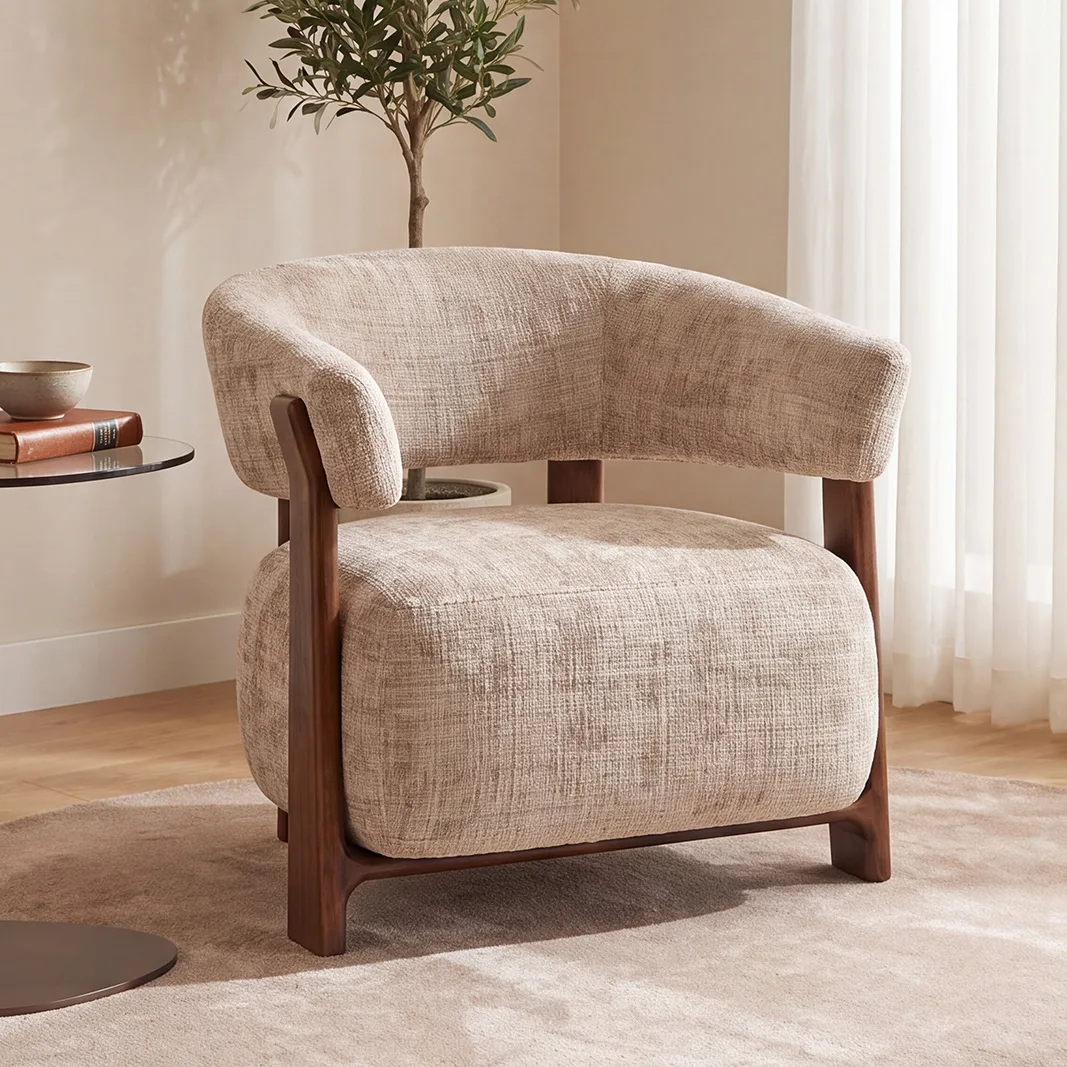 LABEL51 armchair Nice (Cremona, Beige)