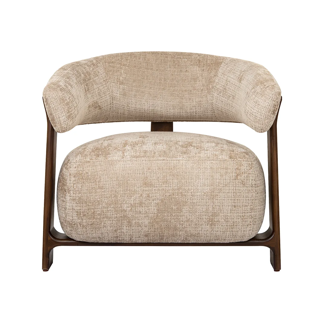Fauteuil Nice (Cremona, Beige) - LABEL51