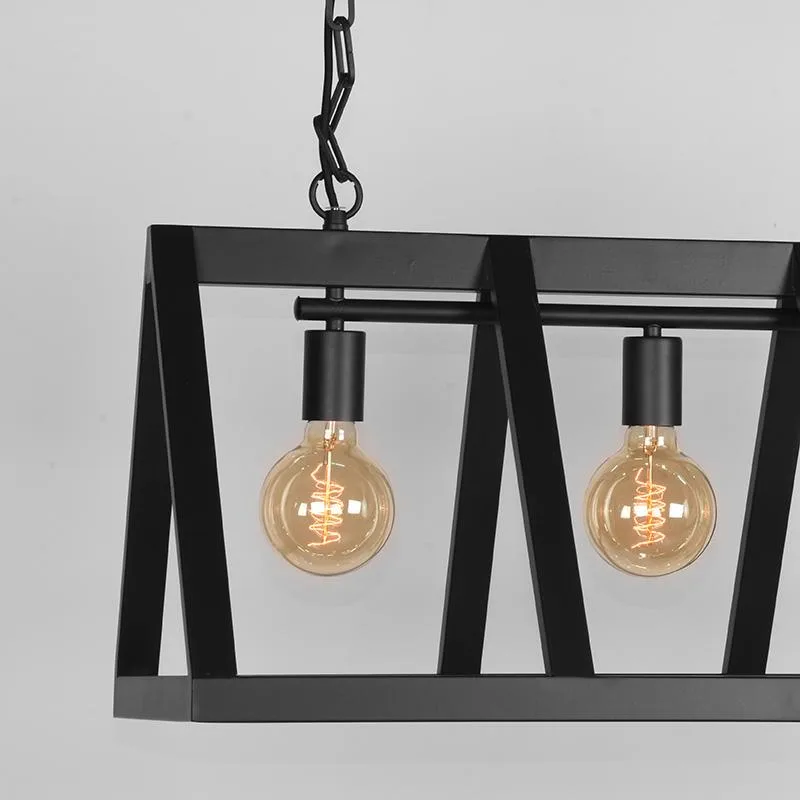 LABEL51 Hanglamp Roof in Zwart metaal, detail 3