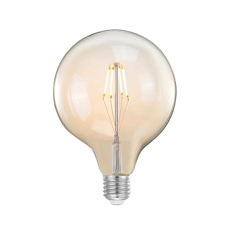 LABEL51 Lichtbron Kooldraadlamp in Helder glas 12.5x12.5x17.6 cm