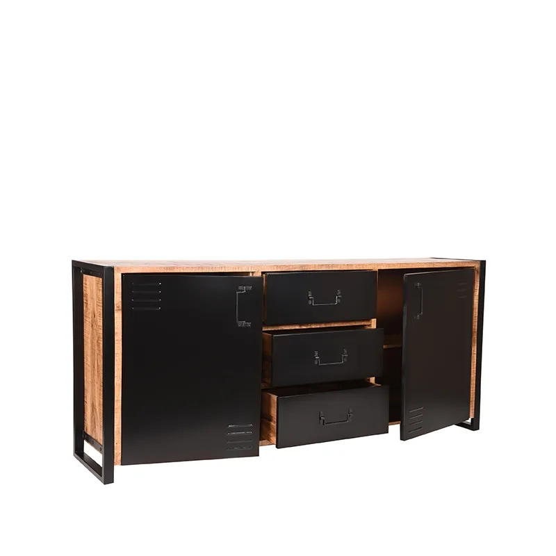 LABEL51 Dressoir Brussels in Rough mangohout, detail 1