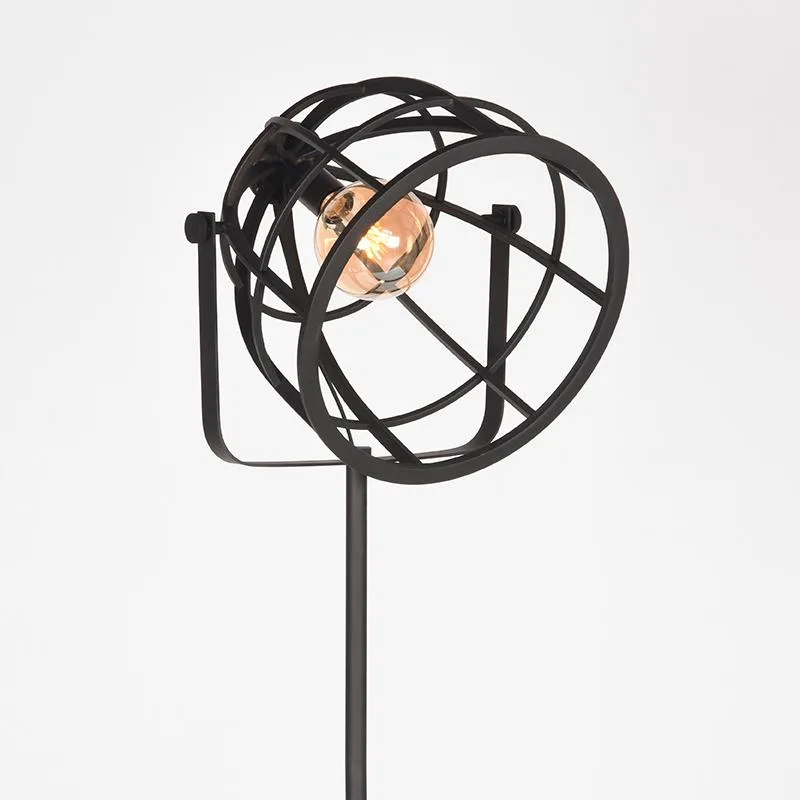 LABEL51 Vloerlamp Fuse in Zwart metaal, detail 4