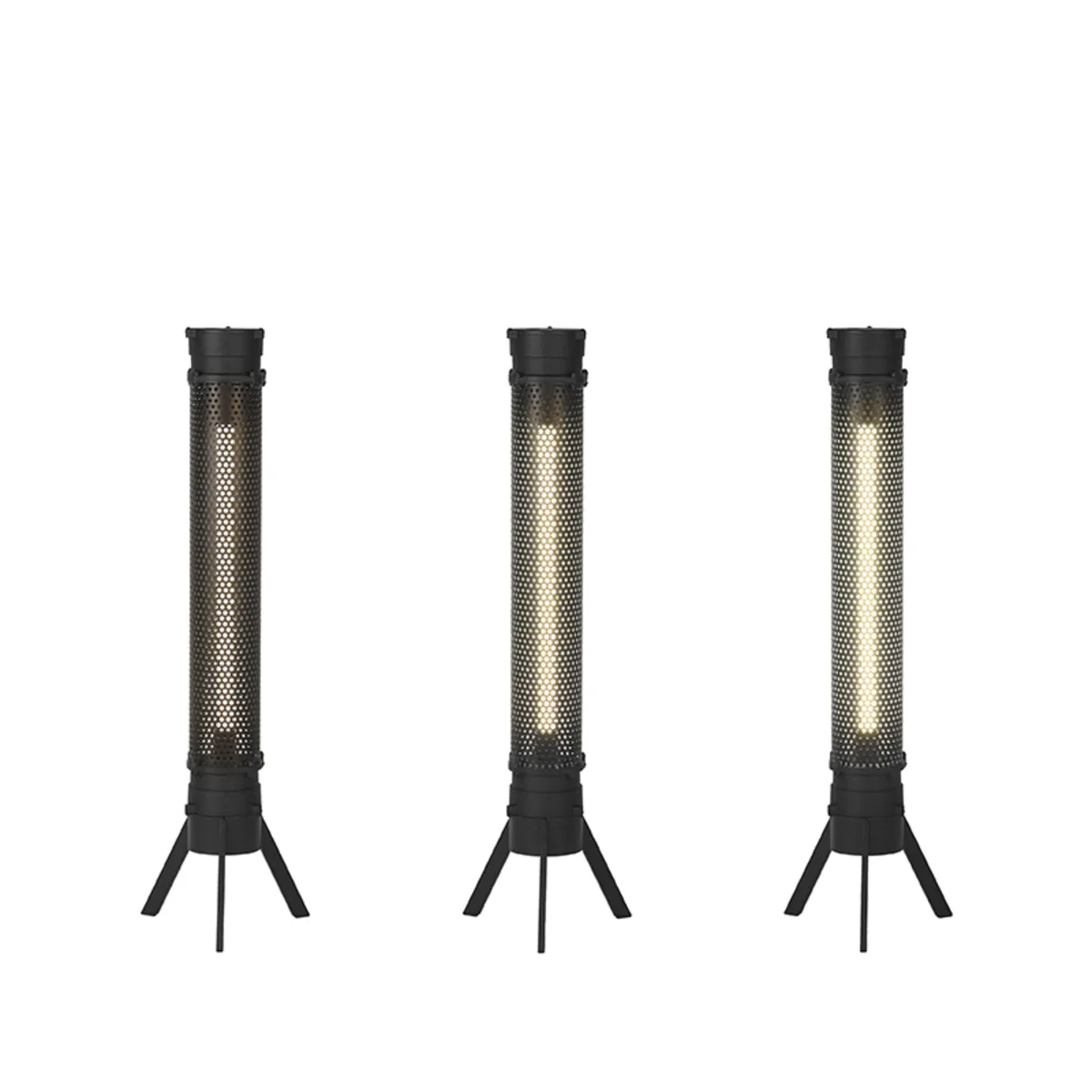 LABEL51 Tafellamp Tube in Zwart metaal, detail 3