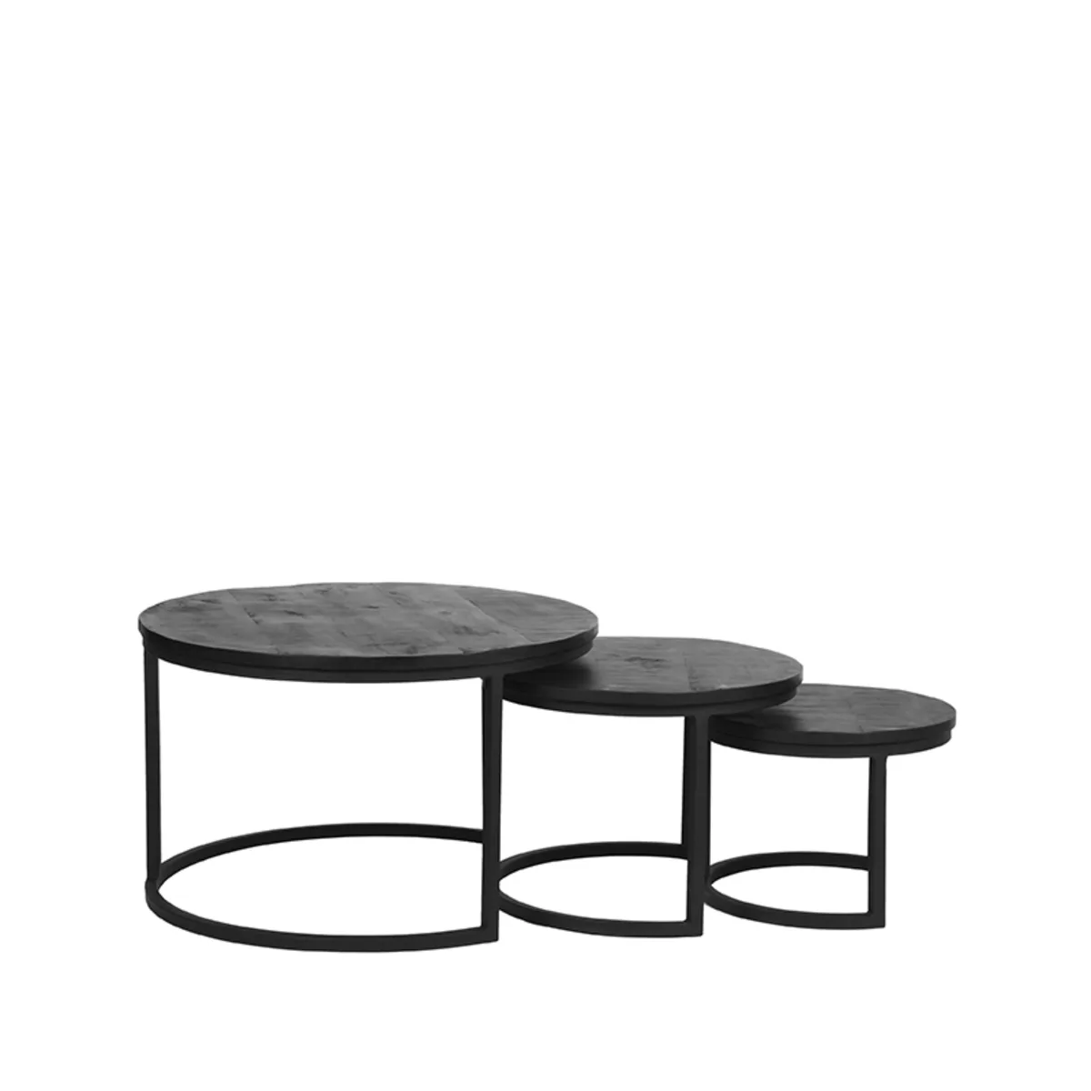 Salontafel Set Triplet 60 cm, rond - LABEL51