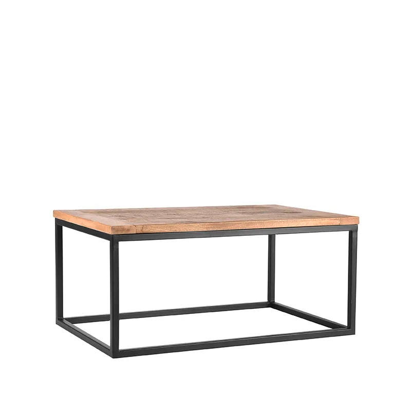 LABEL51 Couchtisch Box 100 cm (Mangoholz, Rough)