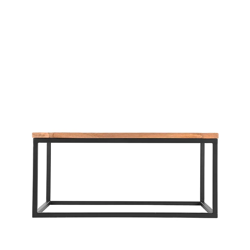 LABEL51 coffee table Box 100 cm (Mango wood, Rough)