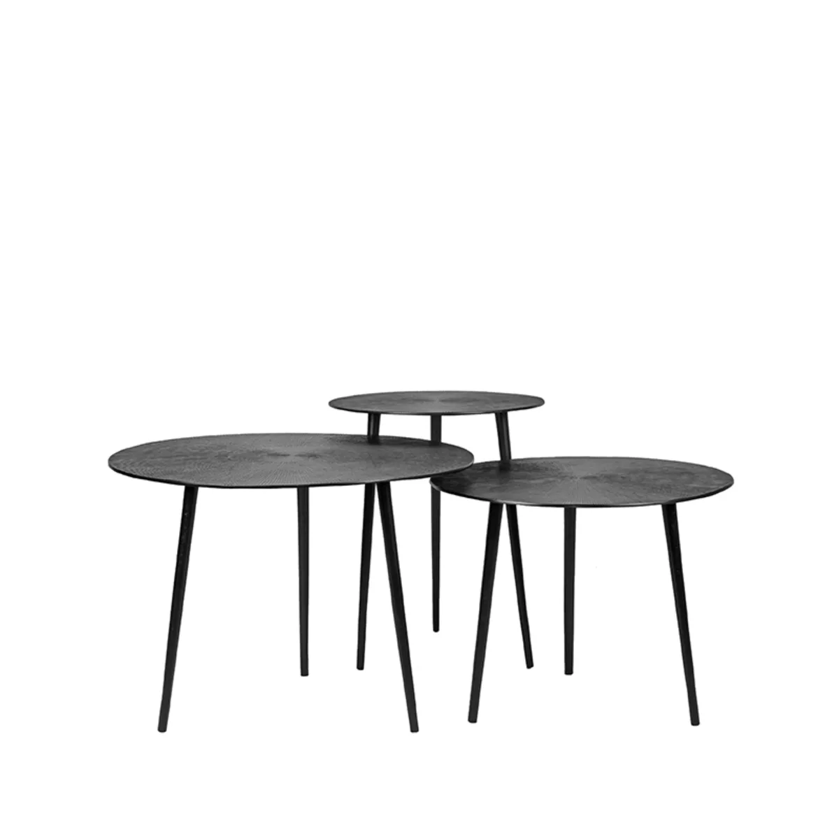 LABEL51 Couchtisch Set Nobby 60 cm, rund - LABEL51