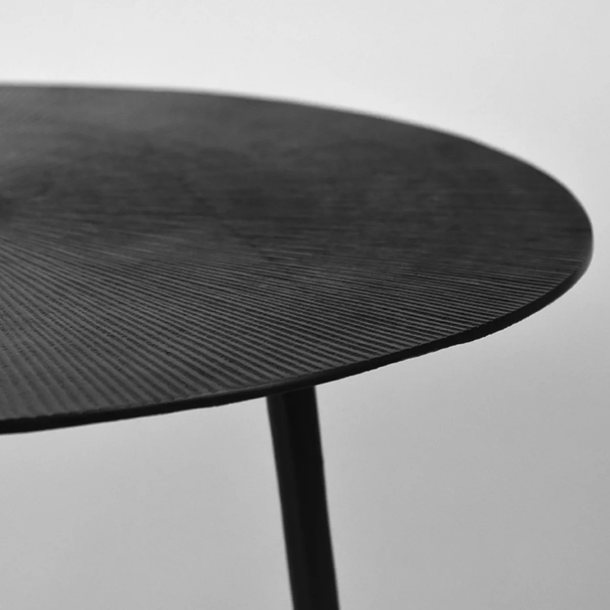 LABEL51 Couchtisch Set Nobby 60 cm, rond in Zwart metaal, Detail 2