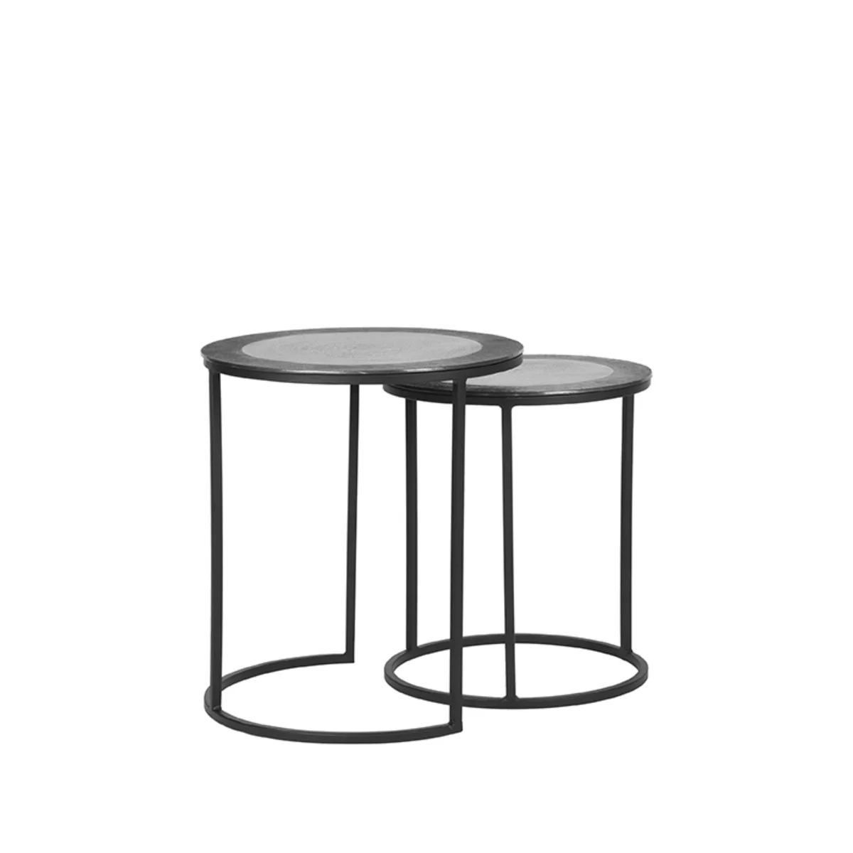 LABEL51 Couchtisch Set Pair 40 cm in Antiek Ash, Detail 1