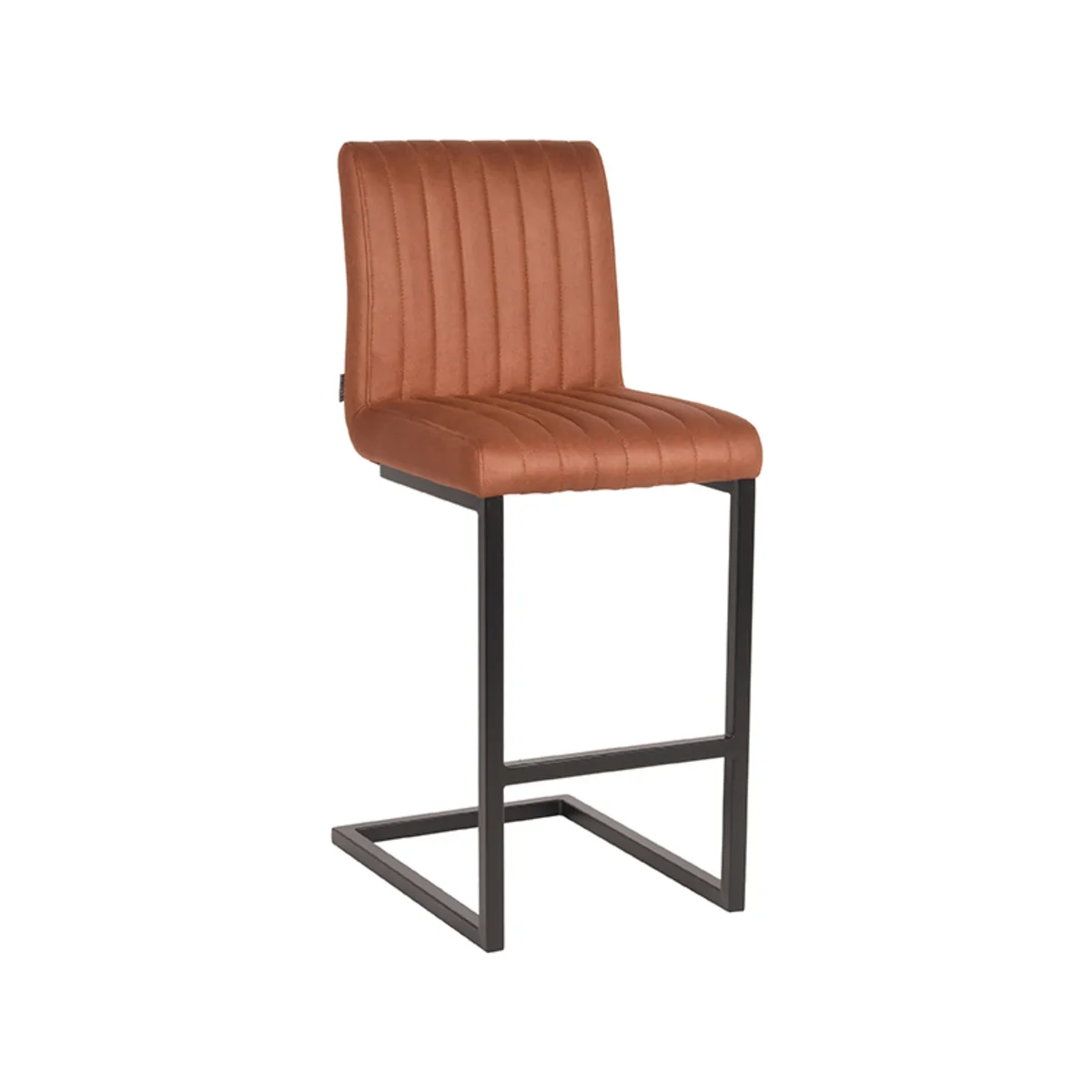 LABEL51 Barhocker Milo laag in Microfiber Cognac, Detail 1