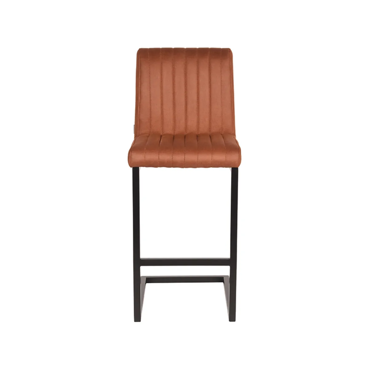 LABEL51 Barhocker Milo laag in Microfiber Cognac, Detail 2