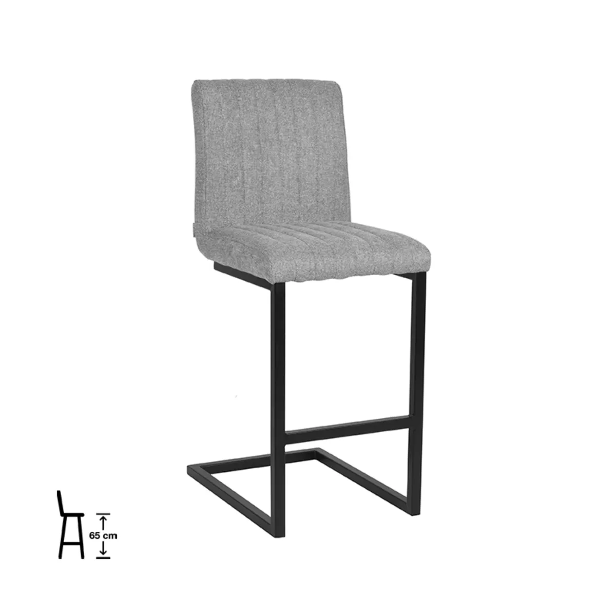 LABEL51 Barhocker Milo laag in Weave Zinc