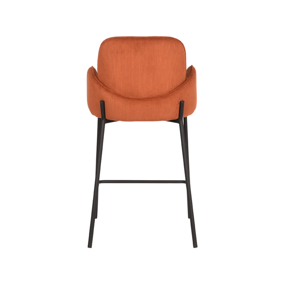 LABEL51 Barhocker Jari laag in Ribcord Rust, Detail 3